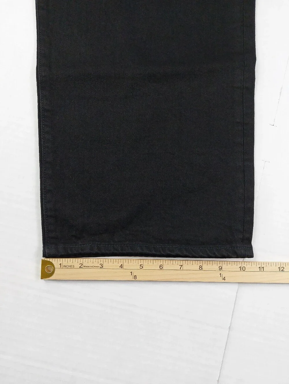 Levis Button Fly 501 Jeans Mens 50x28 Original Black Denim Stretch NWT $69.50